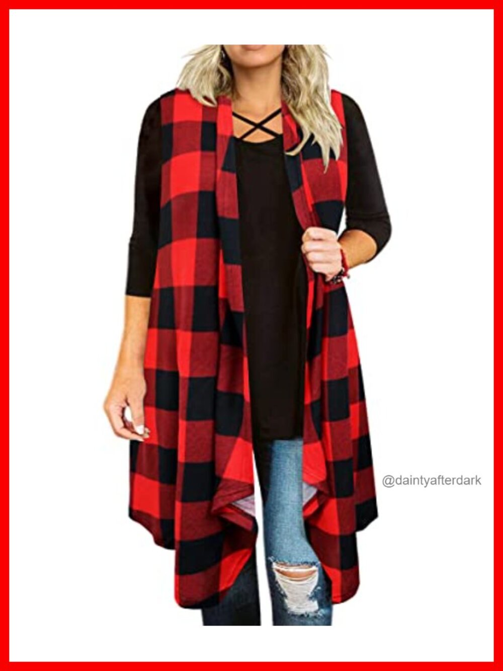 Plus Size Open Front Cardigan Drape Neck Lightweight Loose Fit